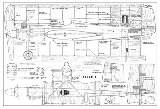 Zilch X model airplane plan